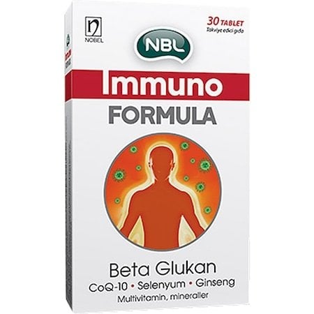 NBL - Immuno Formula Selenyum & Beta Glukan 30 Tablet 8699540020047 Fiyatı Özellikleri ve Faydaları